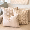 Carmel Embroidered Leaf Pillow Cover