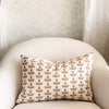 Carmel Embroidered Leaf Pillow Cover