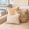 Carmel Embroidered Leaf Pillow Cover