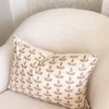 Carmel Embroidered Leaf Pillow Cover