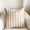 Carmel Embroidered Leaf Pillow Cover