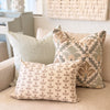 Carmel Embroidered Leaf Pillow Cover