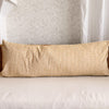 Solana Embroidered Swiss Dot Pillow Cover - Golden