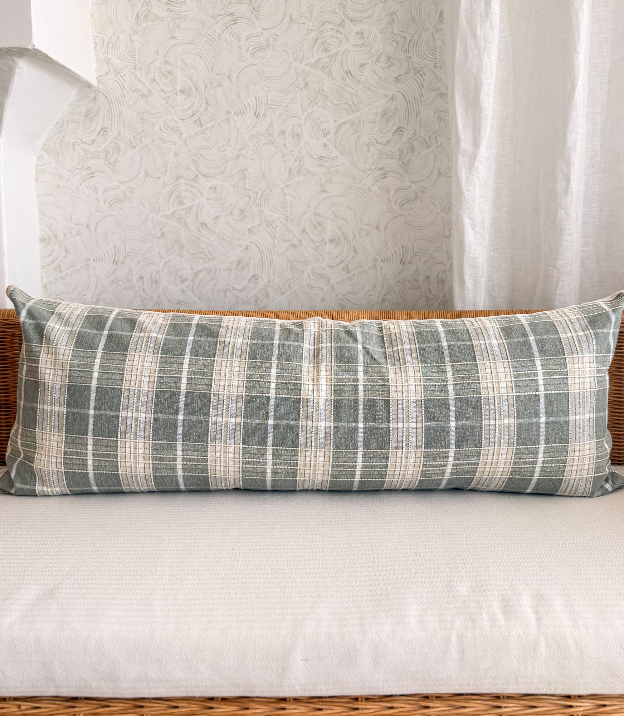 Torrey Pines Plaid Pillow Cover