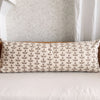 Carmel Embroidered Leaf Pillow Cover