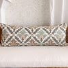 Montecito Floral Embroidered Crewel Pillow Cover - Mist