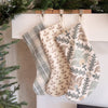 Carmel Embroidered Leaf Stocking