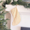 Solana Embroidered Swiss Dot Stocking - Golden