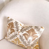 Montecito Embroidered Crewel Pillow Cover - Golden