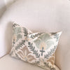 Montecito Embroidered Crewel Pillow Cover - Mist