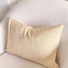 Solana Embroidered Swiss Dot Pillow Cover - Golden