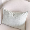 Solana Embroidered Swiss Dot Pillow Cover - Mist