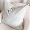 Solana Embroidered Swiss Dot Pillow Cover - Mist