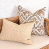 Solana Embroidered Swiss Dot Pillow Cover - Golden