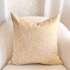 Solana Embroidered Swiss Dot Pillow Cover - Golden