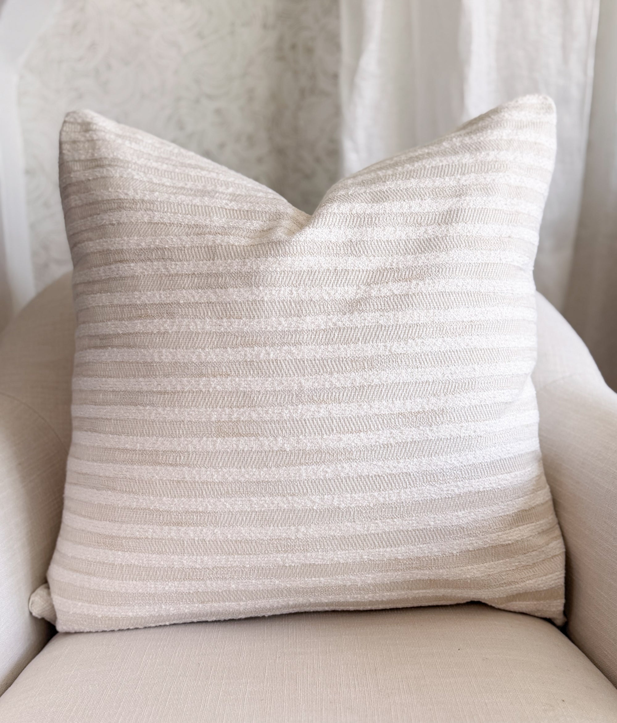 Del Mar Stripe Pillow Cover