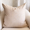 Solana Embroidered Swiss Dot Pillow Cover - Linen