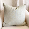 Solana Embroidered Swiss Dot Pillow Cover - Mist