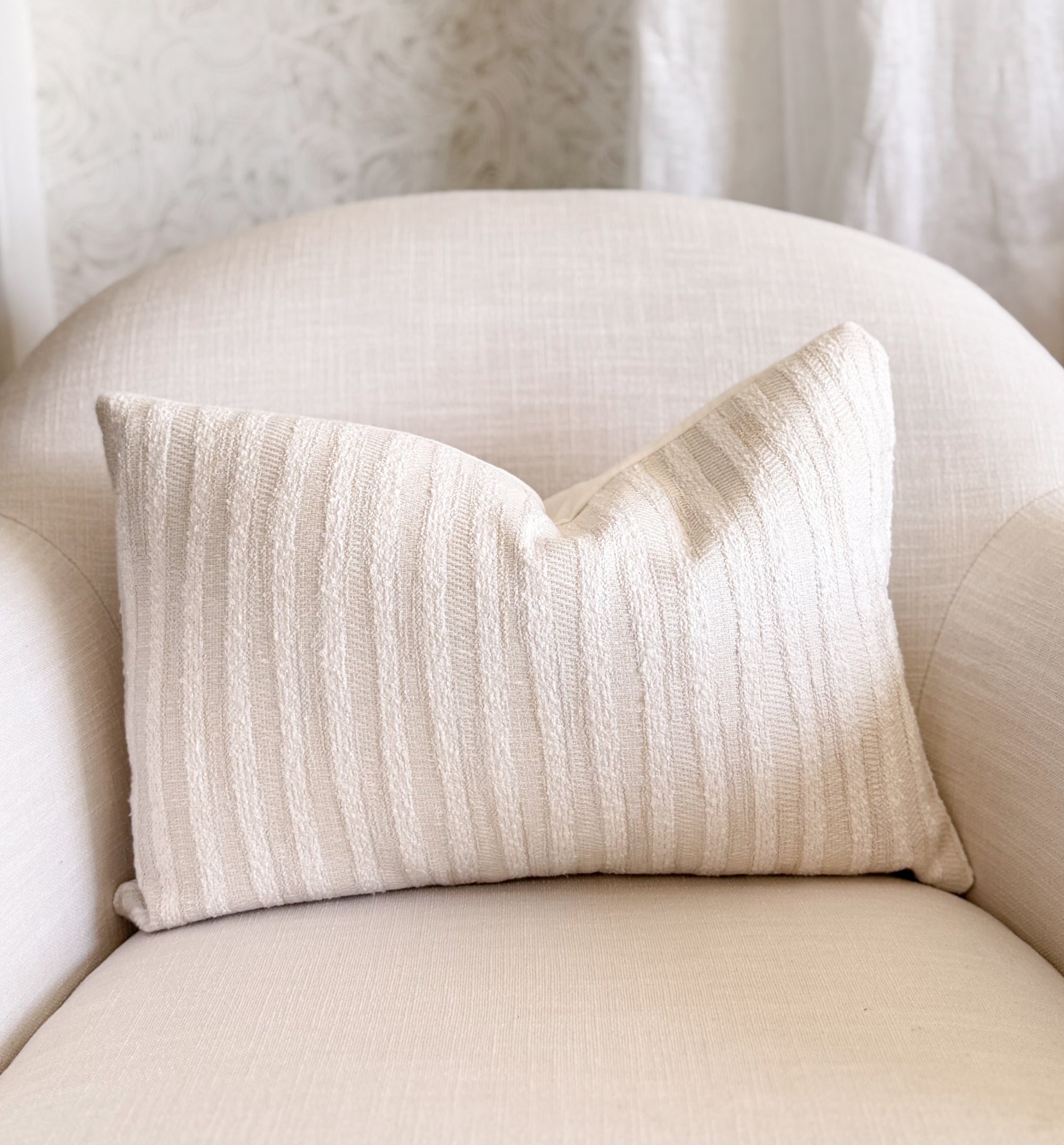 Del Mar Stripe Pillow Cover