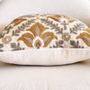 Montecito Embroidered Crewel Pillow Cover - Golden