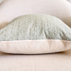 Solana Embroidered Swiss Dot Pillow Cover - Mist