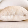 Solana Embroidered Swiss Dot Pillow Cover - Linen
