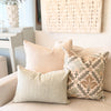 Solana Embroidered Swiss Dot Pillow Cover - Mist
