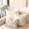Solana Embroidered Swiss Dot Pillow Cover - Mist